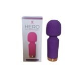 Massageador Varinha Mágica Hero Recarregável Com 10 Modos De Vibração