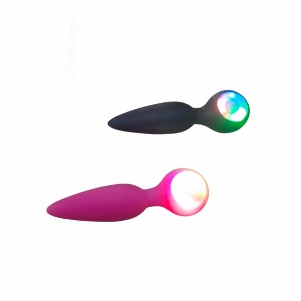 Plug Anal Cônico Com Led