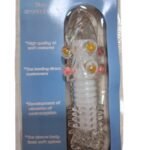 Capa Peniana Fun Crystal Com Pérolas Massageadoras