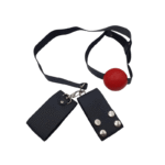 Mordaça Bola Com Algemas Linha Sado Sexy Fantasy