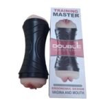 Mastubador Duplo Vagina e Boca Formato de Lanterna