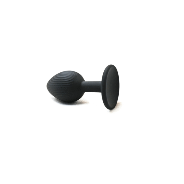 Plug Anal Em Silicone Com Ventosa Tamanho P