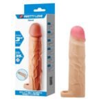 Capa Peniana Em Cyberskin Com Anel Para Escroto Gerd Pretty Love