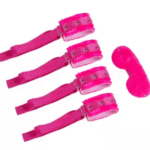 KIT - BONDAGEM E VENDA EM PELÚCIA ROSA