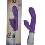 VIBRADOR COM ESTIMULADOR DE CLITORIS