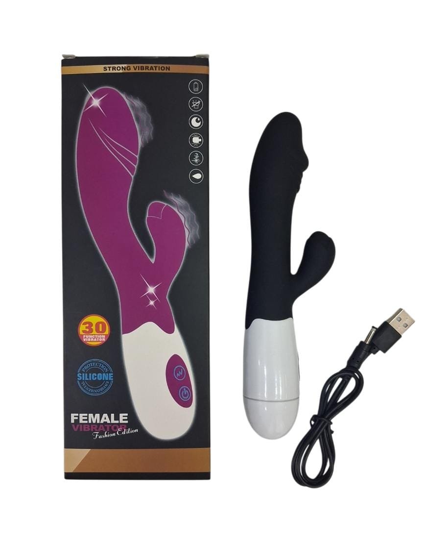 Vibrador ponto g 30 vibr 179,90 VIBRADOR PONTO G AVELUDADO - Imagem 1