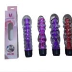Vibrador Translúcido Com Relevos Massageadores Vibe Toys