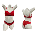 Conjunto calcinha e sutiã  Tamanho M Vermelho