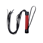 Chicote 8 Tiras 40 Cm Liso Vermelho